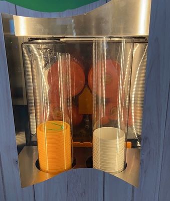 Roestvrij staaltouch screen Koud geperst Juice Vending Machine