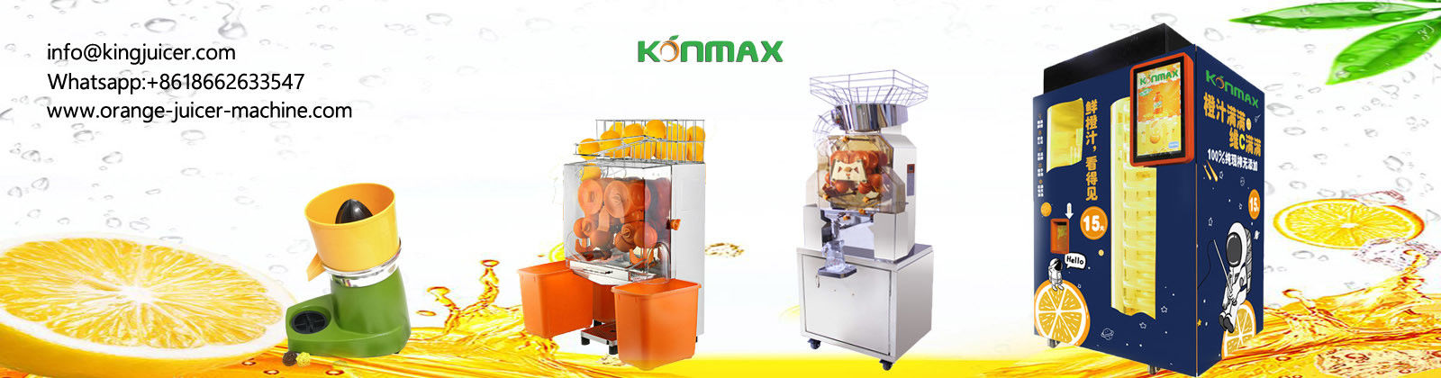 Automatische Oranje Juicer-Machine
