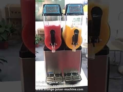 Beverage Ice Slush Machine Tabletop Type Rotating 2 Bowls