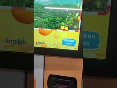 Kaartbetalingen Volledig automatisch Natuurlijke Fruitsap Dispenser Vers sinaasappelsap Vending Machine