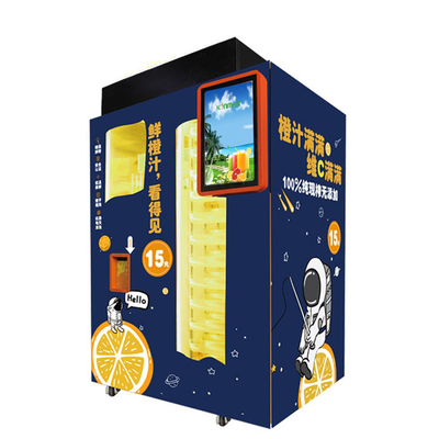 Koude Ijskast Oranje Verse Automaat, SapAutomaat