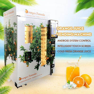 360 Ml-Document de Nota'sacceptoren van Koppen Oranje Juice Vending Machine Coins And