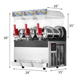 15L de commerciële Machine Margarita Slush Machines For Restaurant van het Sneeuwbrijpuppy