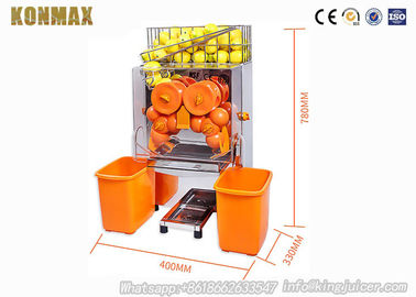 Gezonde en Verse Commerciële Oranje Juicer-Machine 120W met Metaaltoestellen