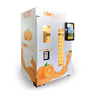 Koude Ijskast Oranje Verse Automaat, SapAutomaat