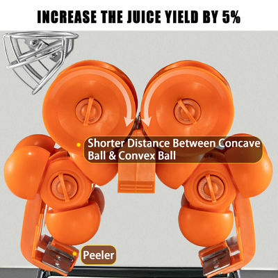 Elektrische Commerciële Oranje Juicer-Machinecitrusvrucht voor Restaurants